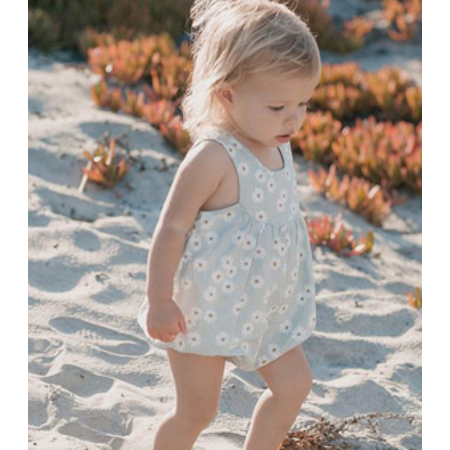 Summer Newborn Baby Girls Clothes Sleeveless Romper Flower Print Cotton Jumpsuit