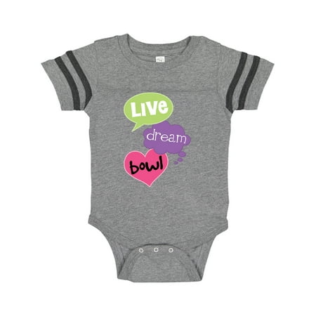 Inktastic Bowling Gift Live Dream Bowl Gift Baby Girl Bodysuit