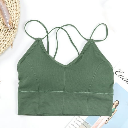 DENGDENG Women Comfort Straps Bra Seamless Soft Padded Bralette Sexy Wireless Bra for Women Girls
DENGDENG Women Comfort Straps Bra Seamless Soft Padded Bralette Sexy Wireless Bra for Women Girls