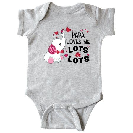 Inktastic Papa Loves Me Lots and Lots- cute elephant Gift Baby Boy or Baby Girl Bodysuit
Inktastic Papa Loves Me Lots and Lots- cute elephant Gift Baby Boy or Baby Girl Bodysuit