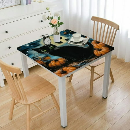 ONETECH Halloween Table Cloth Black Cat Bats Pumpkins Tablecloth Waterproof Stain Resistance Wrinkle Polyester Circle Table Cover for Home Kitchen Dining Party Camping 40 *40
ONETECH Halloween Table Cloth Black Cat Bats Pumpkins Tablecloth Waterproof Stain Resistance Wrinkle Polyester Circle Table Cover for Home Kitchen Dining Party Camping 40 *40