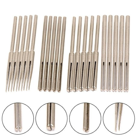 20pcs 50mm Length Sandpaper Clamp Abrasive Holder Clip Rod For Rotary Tool