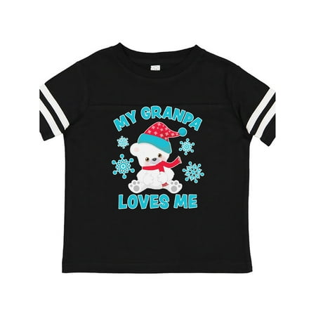 Inktastic Polar Bear My Granpa Loves Me in Santa Hat with Snowflakes Gift Toddler Boy or Toddler Girl T-Shirt 
Inktastic Polar Bear My Granpa Loves Me in Santa Hat with Snowflakes Gift Toddler Boy or Toddler Girl T-Shirt