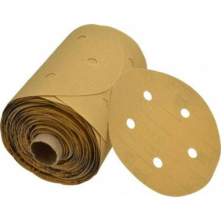 3M 5 Diam 180 Grit FEPA Aluminum Oxide Adhesive PSA Disc
