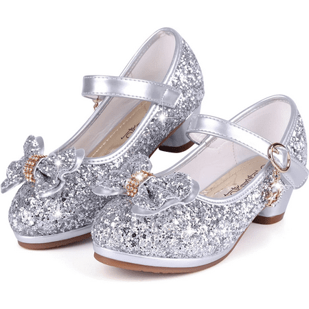 Girls Elegant Sequin High Heel Princess Shoes With Bow Decoration For Party Performance
Girls Elegant Sequin High Heel Princess Shoes With Bow Decoration For Party Performance