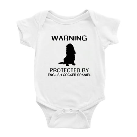 Warning: Protected by A English Cocker Spaniel Dog Funny Baby Rompers Bodysuit (White 3-6 Months)
Warning: Protected by A English Cocker Spaniel Dog Funny Baby Rompers Bodysuit (White 3-6 Months)