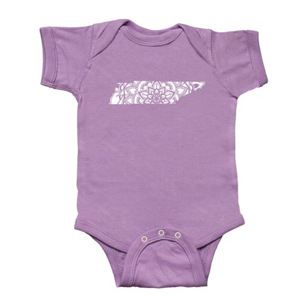 Inktastic Tennessee Silhouette Mandala Gift Baby Boy or Baby Girl Bodysuit 
Inktastic Tennessee Silhouette Mandala Gift Baby Boy or Baby Girl Bodysuit