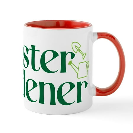 CafePress - Master Gardener Mugs - 11 oz Ceramic Mug - Novelty Coffee Tea Cup