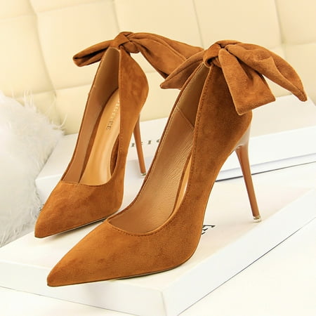 Women‘s Stiletto Ankle Strap High Heels Bowknot Solid Color Pointed Toe Pumps Party & Dress Shoes
Women‘s Stiletto Ankle Strap High Heels Bowknot Solid Color Pointed Toe Pumps Party & Dress Shoes