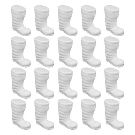 BESTONZON 20pcs Solid Christmas Boots Polystyrene Ornament Diy Christmas Boot Preschool Education Crafts Photography Props Christmas Supplies fopr Kids (White 8.5cm)
BESTONZON 20pcs Solid Christmas Boots Polystyrene Ornament Diy Christmas Boot Preschool Education Crafts Photography Props Christmas Supplies fopr Kids (White 8.5cm)