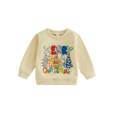 Peyakidsaa Kid Baby Girls Boys Girls Christmas Sweatshirts Letter/Deer Print Long Sleeve Hoodies Casual Tops
Peyakidsaa Kid Baby Girls Boys Girls Christmas Sweatshirts Letter/Deer Print Long Sleeve Hoodies Casual Tops