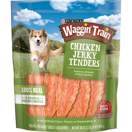 purina waggin train chicken jerky dog treats