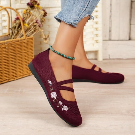 WQJNWEQ Women s Flats Shoes Leisure Lazy Sole Single Shoes Flying Woven Breathable All-season Work Shoes Comfort
WQJNWEQ Women s Flats Shoes Leisure Lazy Sole Single Shoes Flying Woven Breathable All-season Work Shoes Comfort