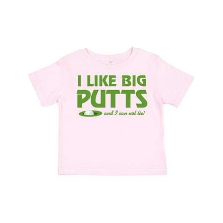 Inktastic I Like Big Putts Gift Toddler Boy or Toddler Girl T-Shirt