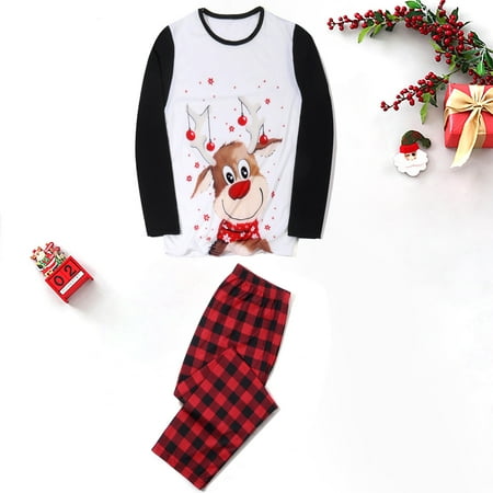 women Christmas pajamas for family matching outfits son daughter sets soft White Woman Christmas Fashion Cute Lattice Elk Print Top Pants Suit Family Parent-child Wear
women Christmas pajamas for family matching outfits son daughter sets soft White Woman Christmas Fashion Cute Lattice Elk Print Top Pants Suit Family Parent-child Wear