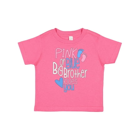 Inktastic Pink or Blue Big Brother Loves You Footprints and Heart Gift Toddler Boy Girl T-Shirt
Inktastic Pink or Blue Big Brother Loves You Footprints and Heart Gift Toddler Boy Girl T-Shirt
