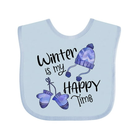 Inktastic Winter is My Happy Time Hat and Mittens Gift Baby Boy or Baby Girl Bib
Inktastic Winter is My Happy Time Hat and Mittens Gift Baby Boy or Baby Girl Bib