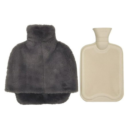 2L Winter Soft Plush Hot Water Bottle Portable Foot Warmer Gift Heated Slipper