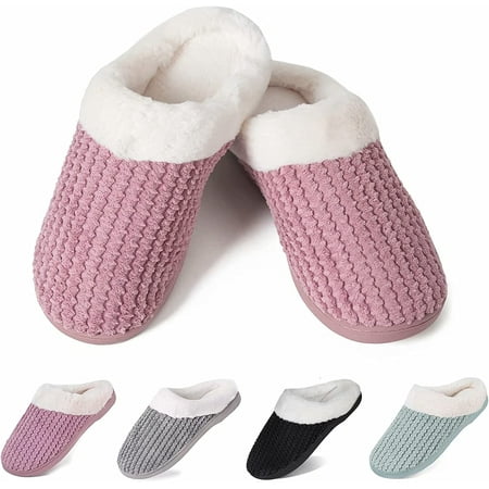 CoCopeaunt Slippers for Womens Warm Memory Foam Anti-Slip House Shoes Comfortable Cotton Slippers Home Bedroom Shoes Indoor & Outdoor
CoCopeaunt Slippers for Womens Warm Memory Foam Anti-Slip House Shoes Comfortable Cotton Slippers Home Bedroom Shoes Indoor & Outdoor