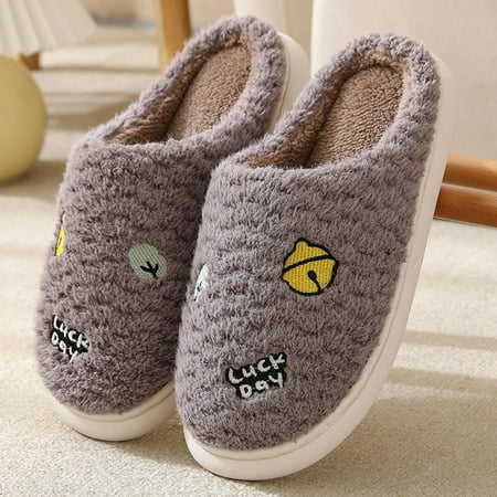 Slippers Couple Men s Winter Plush Soft Soled Home Non Slip Slippers With Thick Soled Cotton Slippers
Slippers Couple Men s Winter Plush Soft Soled Home Non Slip Slippers With Thick Soled Cotton Slippers