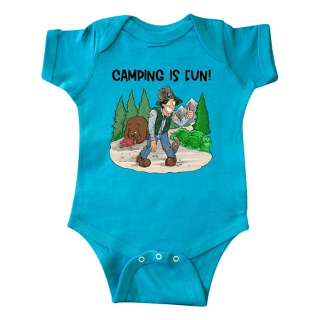 Inktastic Camping is Fun! Gift Baby Boy or Baby Girl Bodysuit