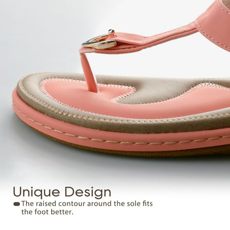 Venoro Low-Wedge Women s Sandals Casual Flat Bottom Slippers Anti-Slip Shoes Size 8.5 Pink
Venoro Low-Wedge Women s Sandals Casual Flat Bottom Slippers Anti-Slip Shoes Size 8.5 Pink