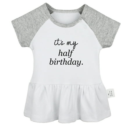 It s My Half Birthday Funny Dresses For Baby Newborn Babies Skirts Infant Princess Dress 0-24M Kids Graphic Clothes (Gray Raglan Dresses 18-24 Months)
It s My Half Birthday Funny Dresses For Baby Newborn Babies Skirts Infant Princess Dress 0-24M Kids Graphic Clothes (Gray Raglan Dresses 18-24 Months)