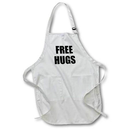 3dRose Free Hugs - fun funny humor humorous black text - promoting smiles - promote love - spread joy Full Length Apron 22 by 30-inch Black With Pockets
3dRose Free Hugs - fun funny humor humorous black text - promoting smiles - promote love - spread joy Full Length Apron 22 by 30-inch Black With Pockets