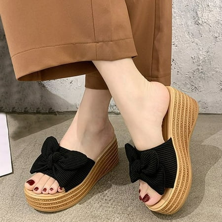 HAOTAGS Women s Cute Bowknot Flat PlatformSandals Comfort Open Toe Slip On Casual Summer Shoes
HAOTAGS Women s Cute Bowknot Flat PlatformSandals Comfort Open Toe Slip On Casual Summer Shoes
