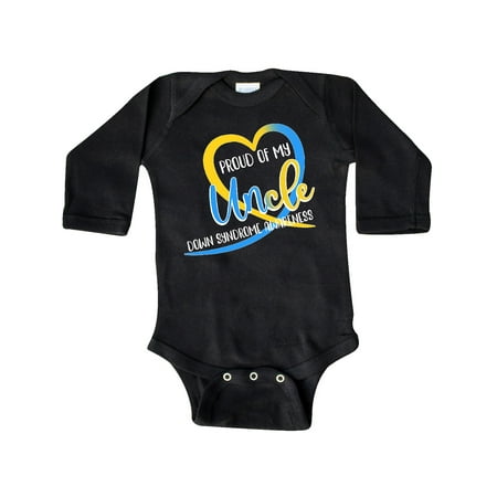 Inktastic Proud of my Uncle Down Syndrome Awareness Heart Ribbon Gift Baby Boy or Baby Girl Long Sleeve Bodysuit
Inktastic Proud of my Uncle Down Syndrome Awareness Heart Ribbon Gift Baby Boy or Baby Girl Long Sleeve Bodysuit
