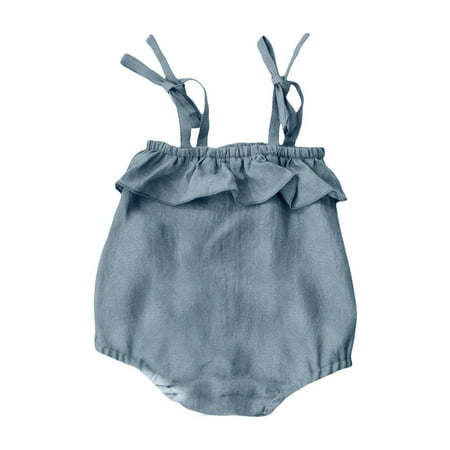 Girls Bodysuit Leisure Solid Color Cute Ruffle Trim Linen Outwear Kids Baby Clothes Spring Summer Soft Rompers Jumpsuits
Girls Bodysuit Leisure Solid Color Cute Ruffle Trim Linen Outwear Kids Baby Clothes Spring Summer Soft Rompers Jumpsuits