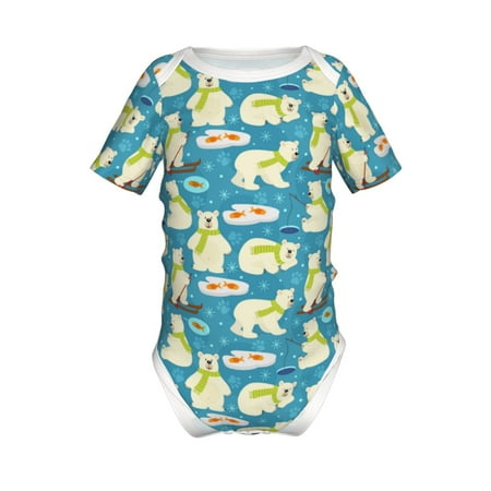Coaee Cute Polar Bear Fishing for Soft Baby Short-Sleeve Bodysuit Baby Climbing Clothes Baby Girls Boys Bodysuit Romper-3 Months
Coaee Cute Polar Bear Fishing for Soft Baby Short-Sleeve Bodysuit Baby Climbing Clothes Baby Girls Boys Bodysuit Romper-3 Months