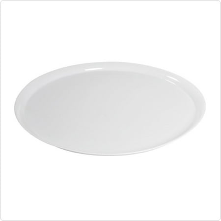 White 16 Inch Supreme Plastic Round Trays,Case of 25 EA