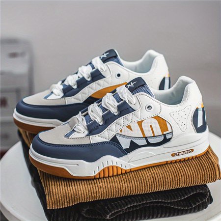 Men‘s Color Block Trendy Lace Up Platform Skate Shoes Lightweight Comfy Non-slip Sneakers Spring And Summer
Men‘s Color Block Trendy Lace Up Platform Skate Shoes Lightweight Comfy Non-slip Sneakers Spring And Summer