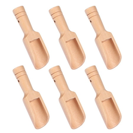 NUOLUX 6pcs Wooden Round Handle Scoop Teaspoon Small Salt Shovel Milk Powder Scoops
NUOLUX 6pcs Wooden Round Handle Scoop Teaspoon Small Salt Shovel Milk Powder Scoops