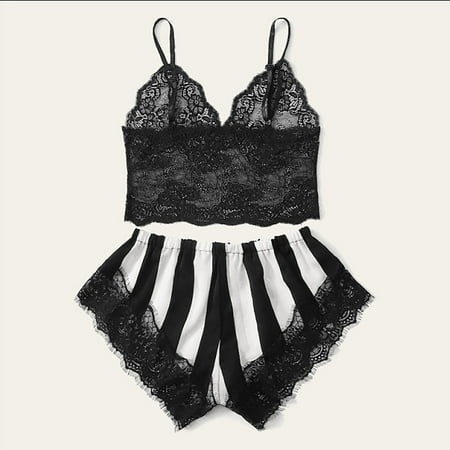 Tawop Women New Sexy Fashion Lace Lingerie Silk Underwear Sleepwear Pajamas Satin Sexy Lace Lingerie For Women Easter
Tawop Women New Sexy Fashion Lace Lingerie Silk Underwear Sleepwear Pajamas Satin Sexy Lace Lingerie For Women Easter
