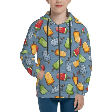 Hoodies for Teen Girls Boys Cartoon Fruit Popsicle Print Long Sleeve Youth Kids Essentials Zip Up Hoodie Lghtweight Fashion Hoodies & Sweatshirts Jacket Fall Winter Outfits Tops
Hoodies for Teen Girls Boys Cartoon Fruit Popsicle Print Long Sleeve Youth Kids Essentials Zip Up Hoodie Lghtweight Fashion Hoodies & Sweatshirts Jacket Fall Winter Outfits Tops
