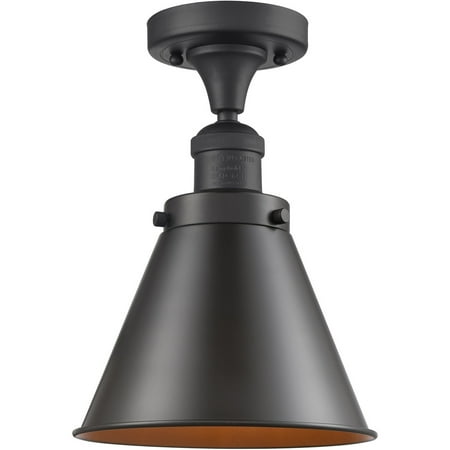 Oil Rubbed Bronze Tone Semi Flush 8 Wide Steel/Cast Brass Medium Base LED 1 Light Fixture
Oil Rubbed Bronze Tone Semi Flush 8 Wide Steel/Cast Brass Medium Base LED 1 Light Fixture