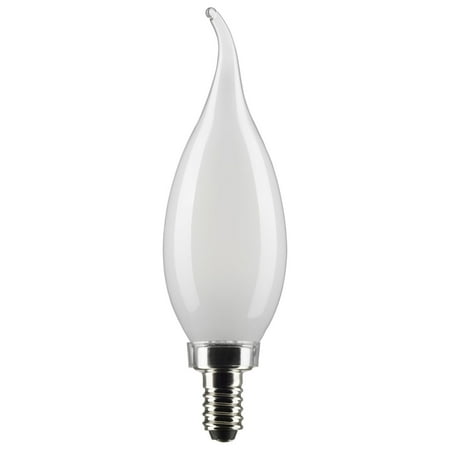 Satco Lighting S21309 5.5 Watt Dimmable Ca10 Candelabra (E12) Led Bulb - Frost