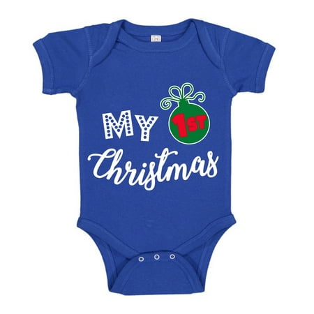 Wild Bobby My First Christmas Ugly Christmas Sweater Baby Creeper Boys Girls Infant Bodysuit Royal 24M
Wild Bobby My First Christmas Ugly Christmas Sweater Baby Creeper Boys Girls Infant Bodysuit Royal 24M