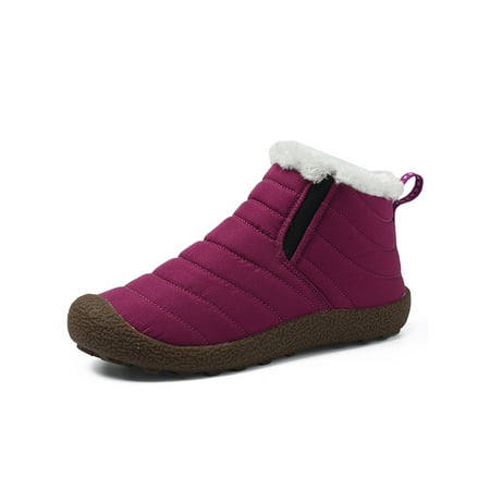 Daeful Mens Casual Slip On Warm Booties Walking Lightweight Plush Lining Comfort Shoe High-top Purple Red 6
Daeful Mens Casual Slip On Warm Booties Walking Lightweight Plush Lining Comfort Shoe High-top Purple Red 6