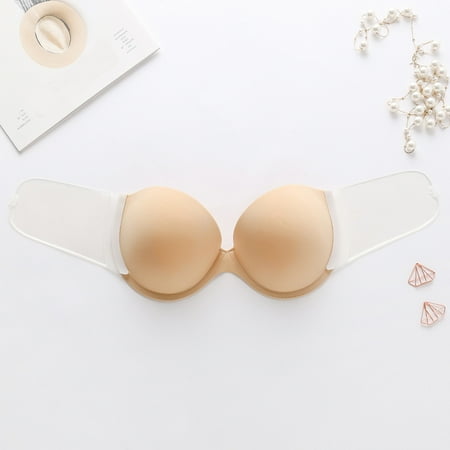 Yuelianxi Women Deep U Changeable Flank Invisible Bra Underwear With Silicone Breast Patch
Yuelianxi Women Deep U Changeable Flank Invisible Bra Underwear With Silicone Breast Patch