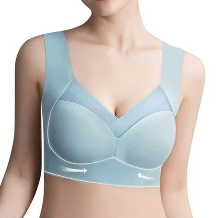 Women Ice Silk Gathered Seamless Lightweight Comfortable Breathable Bra plus Size Womens Tops Long
Women Ice Silk Gathered Seamless Lightweight Comfortable Breathable Bra plus Size Womens Tops Long