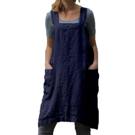 CHAOMA Cotton Linen Dress Apron with Pockets Women Cooking Painting Aprons for Gardening Works Kitchen Cooking Baking Bib Supplies
CHAOMA Cotton Linen Dress Apron with Pockets Women Cooking Painting Aprons for Gardening Works Kitchen Cooking Baking Bib Supplies