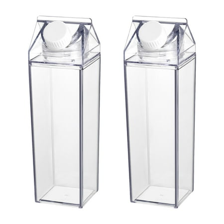 2pcs 500ML Clear Square Milk Bottles Leak-proof Portable Plastic Bottle Water Container for Travel Camping
2pcs 500ML Clear Square Milk Bottles Leak-proof Portable Plastic Bottle Water Container for Travel Camping