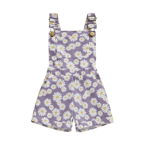 Kids Girls Jean Overalls Daisy Print Sleeveless Adjustable Strpas Denim Shortall Summer Romper Jumpsuit
Kids Girls Jean Overalls Daisy Print Sleeveless Adjustable Strpas Denim Shortall Summer Romper Jumpsuit