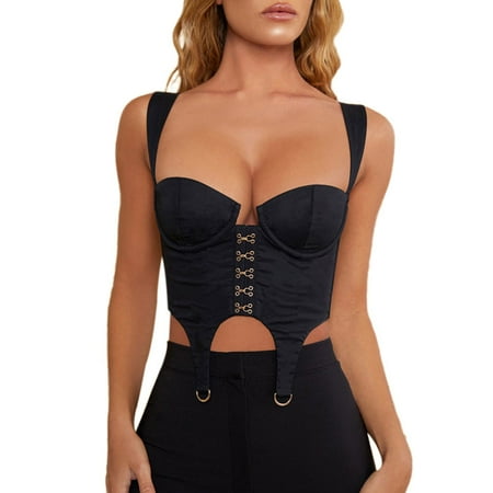 luethbiezx Corset Crop Top Push Up Bustier for Women Y2K Spaghetti Strap Top Streetwear
luethbiezx Corset Crop Top Push Up Bustier for Women Y2K Spaghetti Strap Top Streetwear