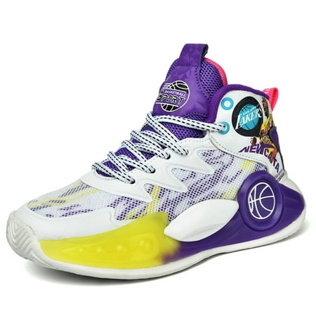 Kid s Basketball Shoes Boys Sneakers Girls Trainers Comfort High Top Basketball Shoes for Boys(Little Kid/Big Kid) Purple
Kid s Basketball Shoes Boys Sneakers Girls Trainers Comfort High Top Basketball Shoes for Boys(Little Kid/Big Kid) Purple