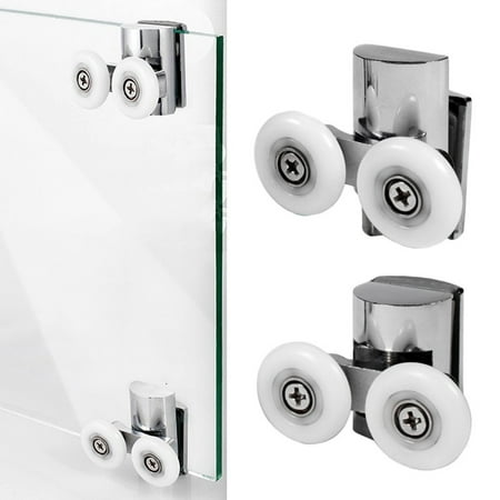 Wheels 23mm Top Bottom Bathroom Shower Door Rollers Runners Upper And Lower