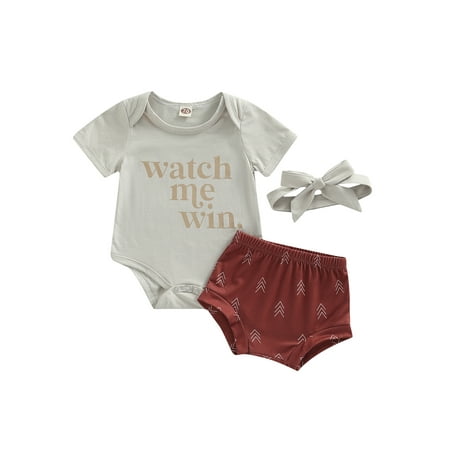 Frobukio Toddler Baby Girls Boys Shorts Set Letter Print Short Sleeve Romper/Tops + High Waist Shorts Clothes Gray Romper 6-12 Months
Frobukio Toddler Baby Girls Boys Shorts Set Letter Print Short Sleeve Romper/Tops + High Waist Shorts Clothes Gray Romper 6-12 Months